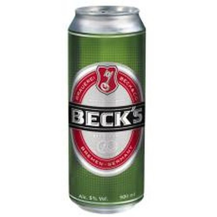 Пиво Beck's світле 0,5л ж/б