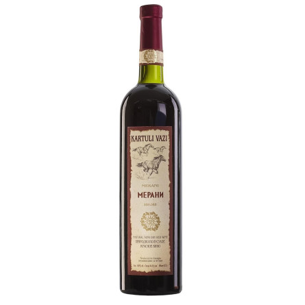 Вино Kartuli Vazi Мерани красное полусухое 0,75л slide 1