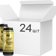Упаковка пива Gothaer Black темне фільтроване 4.9% 0.5 л x 24 шт mini slide 1