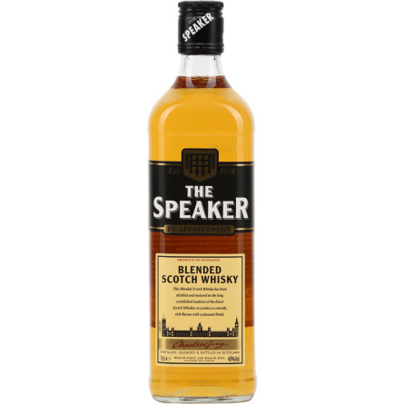 Виски Speaker 3 YO blended 0.7 л 40%