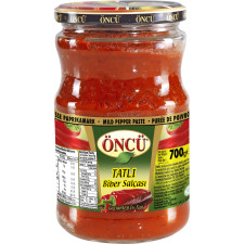 Соус Oncu Tatli Biber Salsa Перцевий 700 г mini slide 1