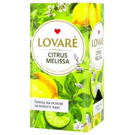 Чай Lovare Цитрус и мелисса 24х1,5г slide 1