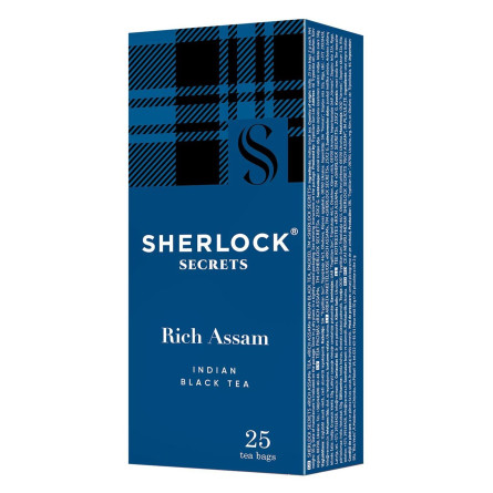 Чай черный Sherlock Secrets Rich Assam 2г*25шт