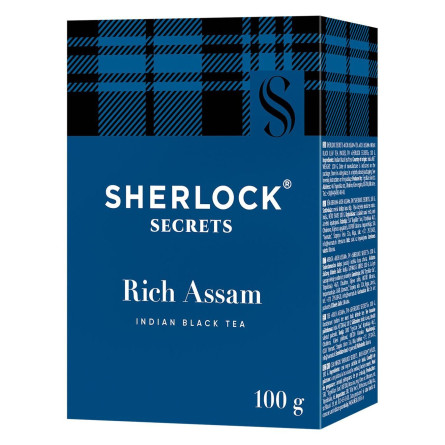 Чай черный Sherlock Secrets Rich Assam 100г slide 1