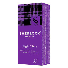 Чай чорний Sherlock Secrets Night Time 2г*25шт mini slide 1