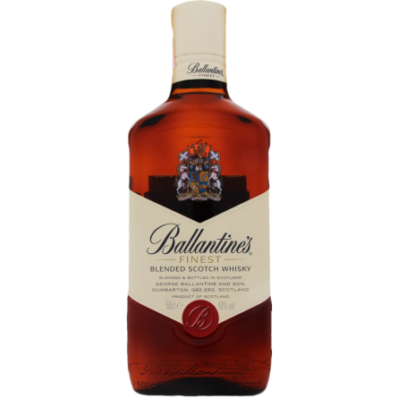 Виски Ballantines Finest купажированный 40% 0.5 л
