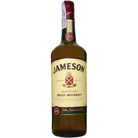 Віскі Jameson Irish Whiskey купажований 40% 1 л