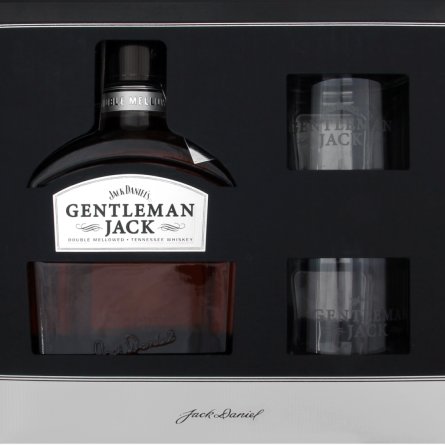Виски Jack Daniel's Gentleman Jack Теннесси с 2 стаканами 40% 0.7 л