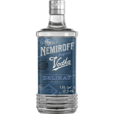 Водка Nemiroff Delikat 40% 1 л