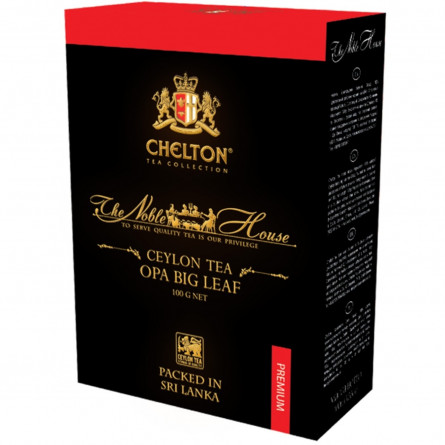 Чай чорний Chelton Благородний будинок крупнолистовий 100г slide 1