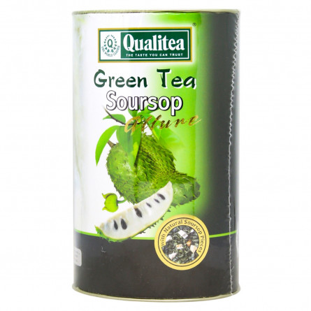 Чай Qualitea зеленый жестяная банка 100г slide 1