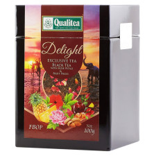 Чай чорний Qualitea Delight Black tea Rose Petals & Fruit Pieces 100г mini slide 1
