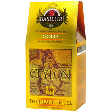 Чай чорний Basilur Gold Острів Цейлон листовий 100г mini slide 1