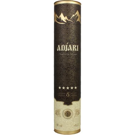 Коньяк Adjari 5 зірок в подарунковій упаковці 0.5 л slide 1