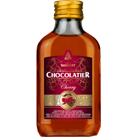 Коньячно-шоколадний алкогольний напій Shustoff Chocolatier 30% 0.1 л slide 1