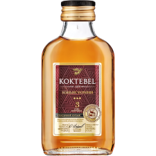 Коньяк Koktebel ординарний 3 зірки 40% 0.1 л mini slide 1