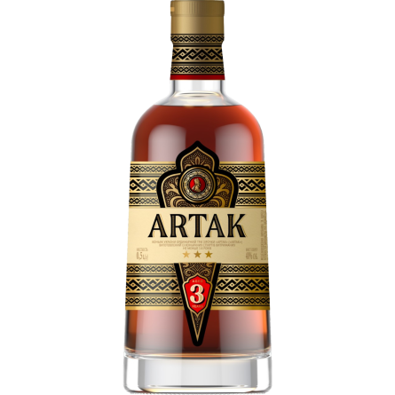 Коньяк Artak четыре звезды 40% 0.5 л
