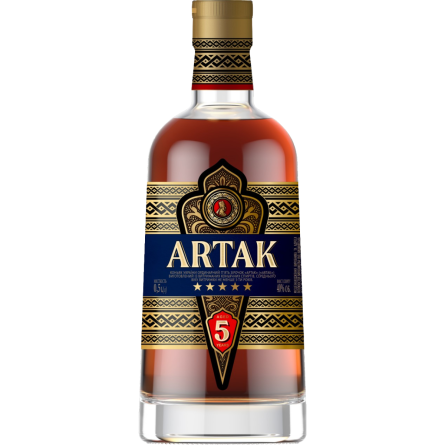 Коньяк Artak пять звезды 40% 0.5 л