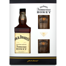 Лікер Jack Daniel's Tennessee Honey 35% 0.7 л з двома келихами в подарунковій упаковці mini slide 1