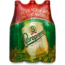 Пиво Staropramen світле фільтроване 4.2% 6 x 0.5 л mini slide 1