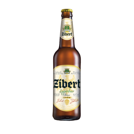 Пиво Zibert светлое фильтрованное 4.4% 0.5 л slide 1