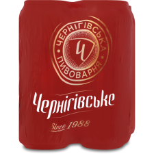 Пиво Чернігівське світле фільтроване 4.8% 4 x 0.5 л mini slide 1