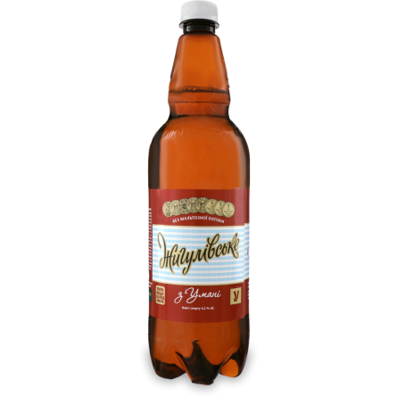 Пиво Уманьпиво Жигулевское светлое фильтрованное 4.2% 1 л