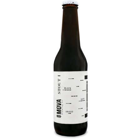 Пиво Mova Stout I темное нефильтрованное 5.5% 0.33 л