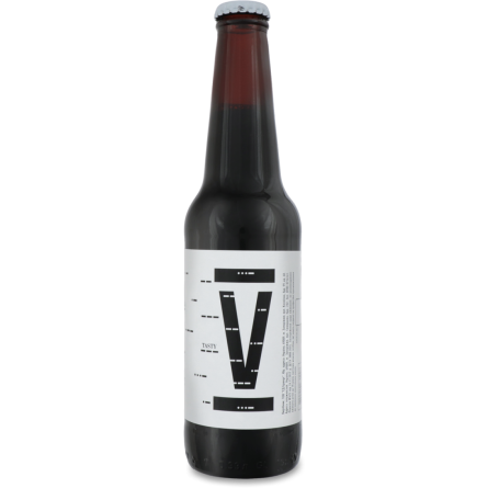 Пиво Mova Stout V темное нефильтрованное 6% 0.33 л