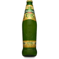 Пиво Львівське 1715 світле фільтроване 4.7% 0.45 л mini slide 1