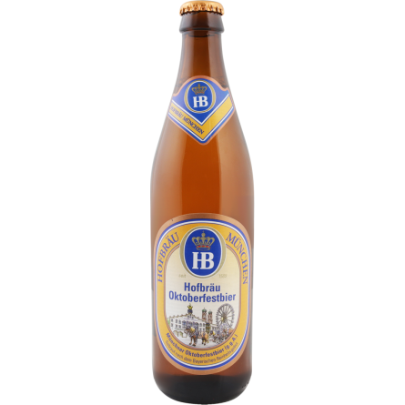 Пиво Hofbrau Oktoberfest светлое фильтрованное 6.3% 0.5 л
