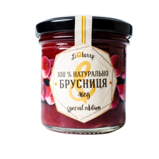 Паста LiQberry бруснична з медом 165 г mini slide 1