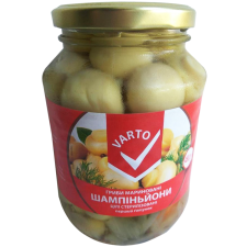 Гриби шампіньйони Варто цілі мариновані 450 г mini slide 1