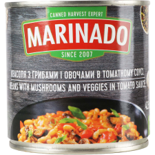 Квасоля з грибами Marinado в томатному соусі 425 г mini slide 1