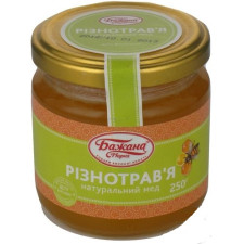 Мед Бажана марка Різнотрав'я 250 г mini slide 1