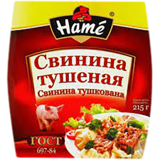 Тушонка Hame свиняча 215 г mini slide 1