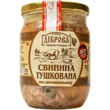 Тушонка Діброва По-Домашньому свиняча 500 г mini slide 1