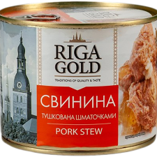 Тушонка Riga Gold Свиняча 525 г mini slide 1