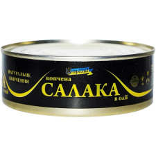 Салака в олії Морський Пролив копчена 240 г mini slide 1