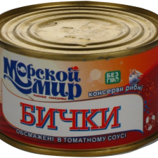 Бички Морской Мир обсмажені в томатному соусі 240 г mini slide 1
