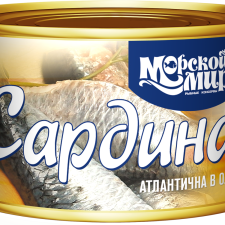 Сардина Морской Мир атлантична в олії 240 г mini slide 1