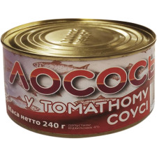 Лосось Діана обсмажений в томатносу соусі 240 г mini slide 1
