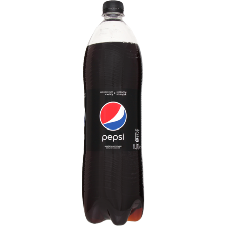 Напиток Pepsi Black сильногазированный 1 л slide 1