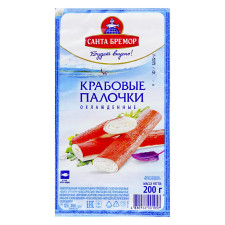 Крабові палички Санта Бремор охолоджені 200г mini slide 1