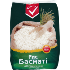 Рис Varto Басматі шліфований довгозернистий 1 кг mini slide 1