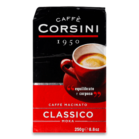 Кава мелена Corsini Classico смажена натуральна slide 1