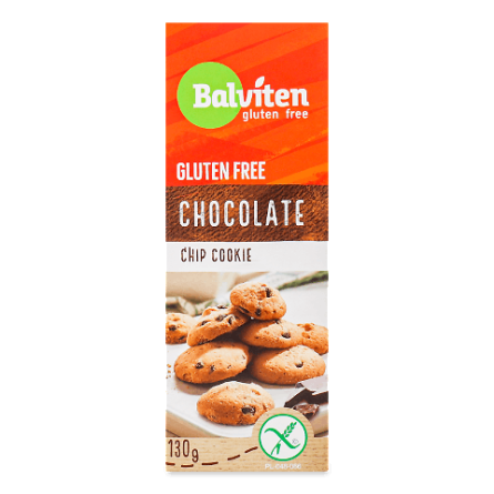 Печиво Balviten з шоколадною крихтою без глютена slide 1
