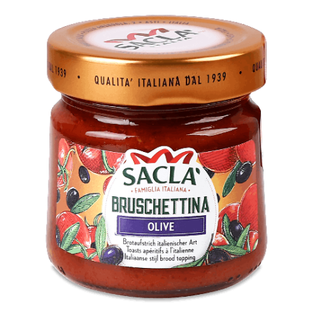 Брускета Sacla з томатами та оливками slide 1