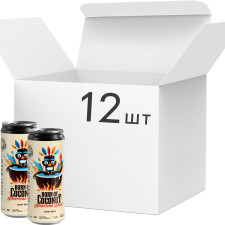 Упаковка пива MIKKI BREW BORN OF COCONUT темне нефільтроване 7% 0.33 л х 12 шт. mini slide 1