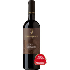 Вино Sassoregale Merlot D.O.C. червоне сухе 0.75 л 14% mini slide 1